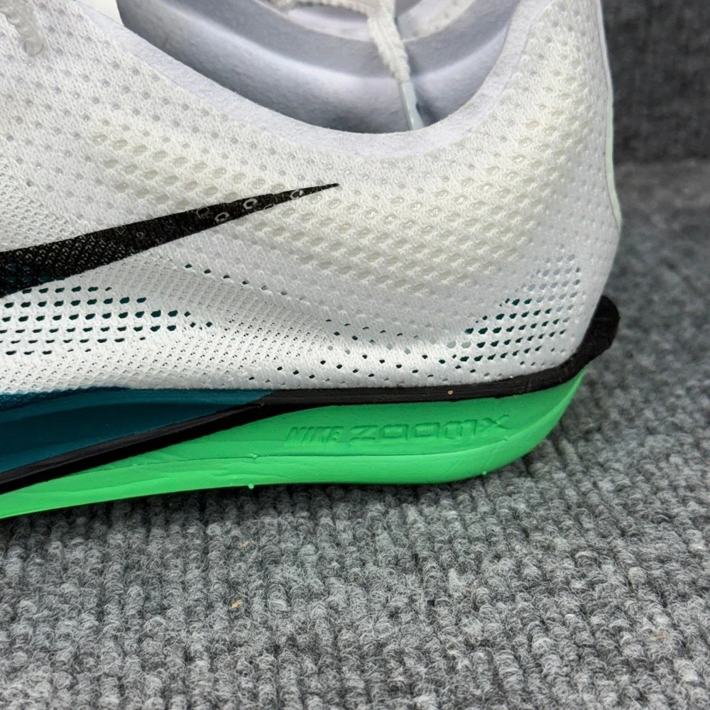 Nike ZoomX Dragonfly 2 Elite Track Spikes White Teal Green FZ9315-102 Mens 12